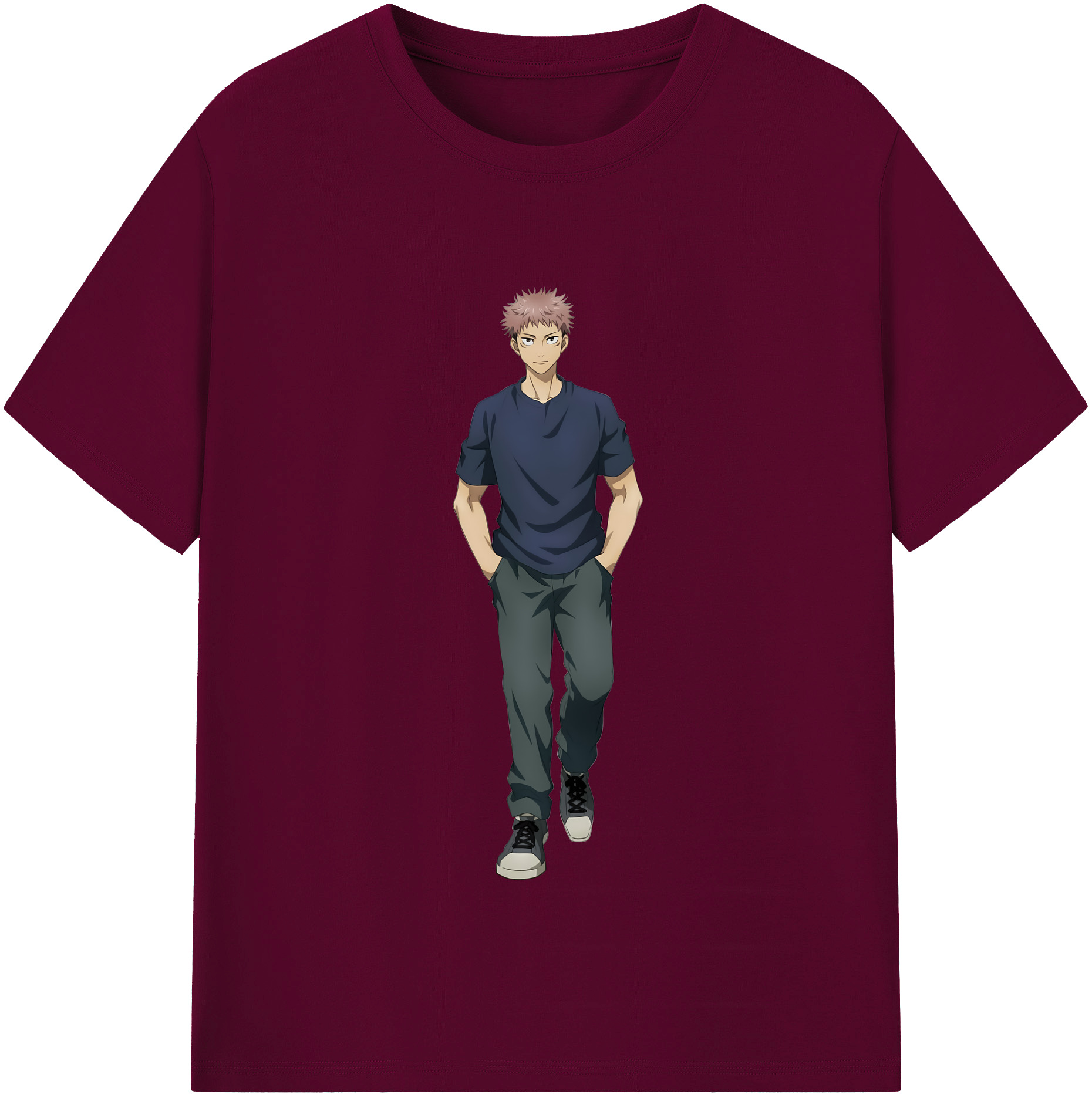 （画像用） 呪術廻戦 Jujutsu Kaisen レディースカジュアルプリントTシャツ（綿100％）